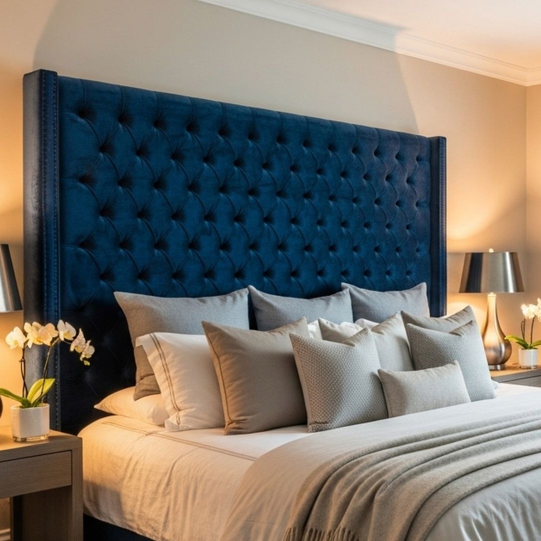 Clean and fluffed down pillow being handled carefully by professional cleaners at Rytina Fine Cleaners, Sacramento.